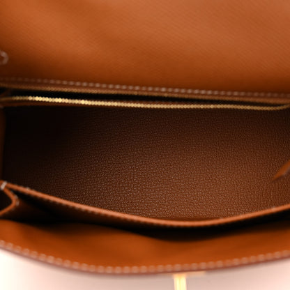 Hermes Epsom Kelly Sellier 25 Gold 5 of 10