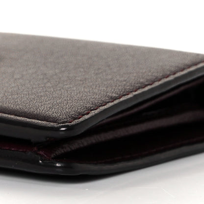 Jimmy Choo Calfskin Hanne Wallet Burgundy 8 of 8
