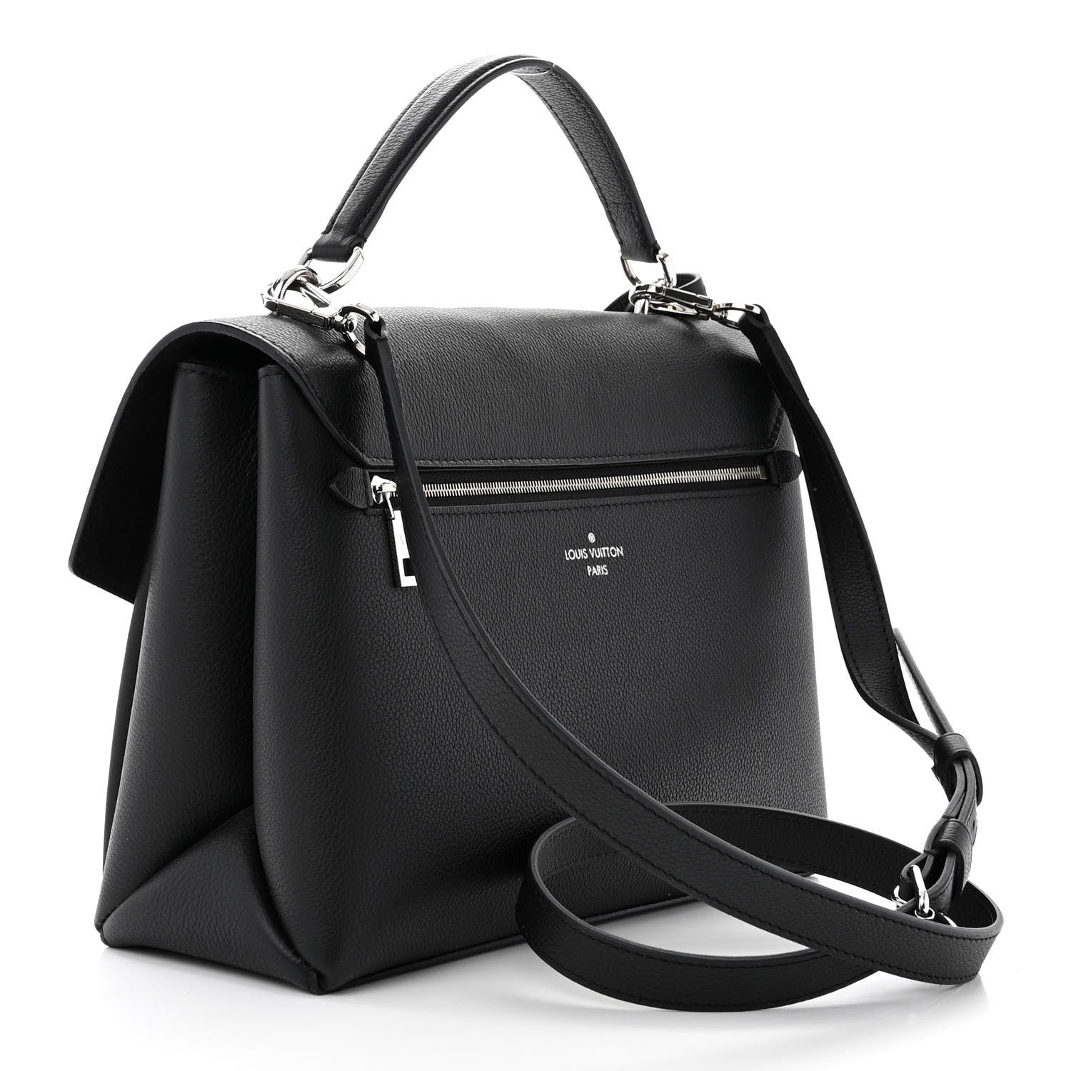 Louis Vuitton Soft Calfskin My Lockme Top Handle Black 3 of 11