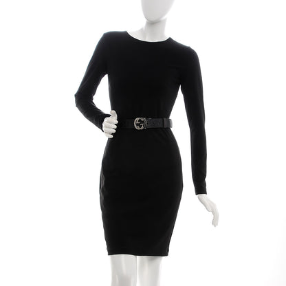 Gucci Guccissima Signature Interlocking G Reversible 37mm Belt 100 40 Black Cocoa 2 of 6