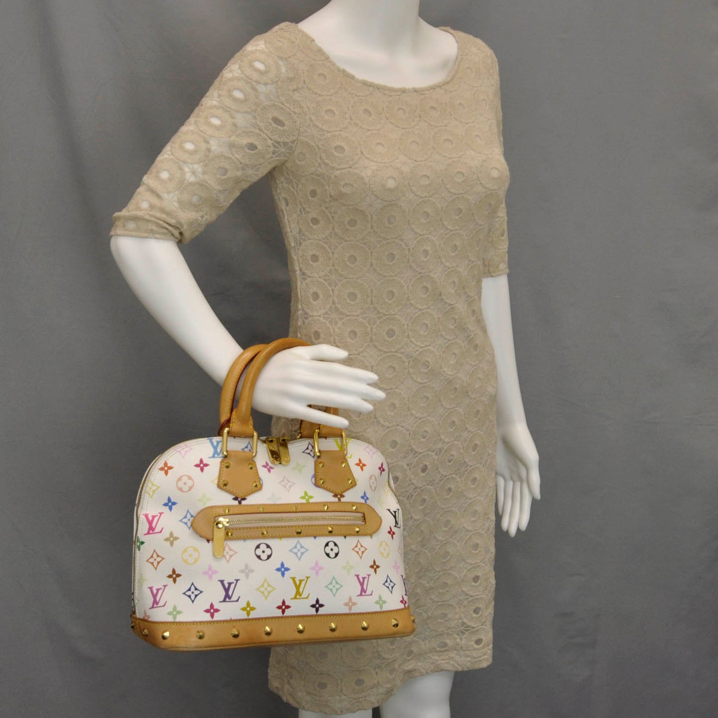 Monogram Multicolor Alma White