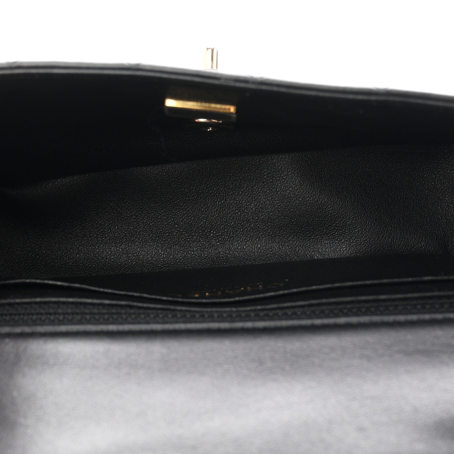 Chanel Lambskin Quilted Mini Rectangular Flap Black 5 of 11