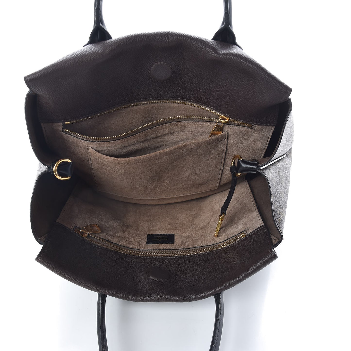 Veau Cachemire Monogram Tote W PM Chocolate
