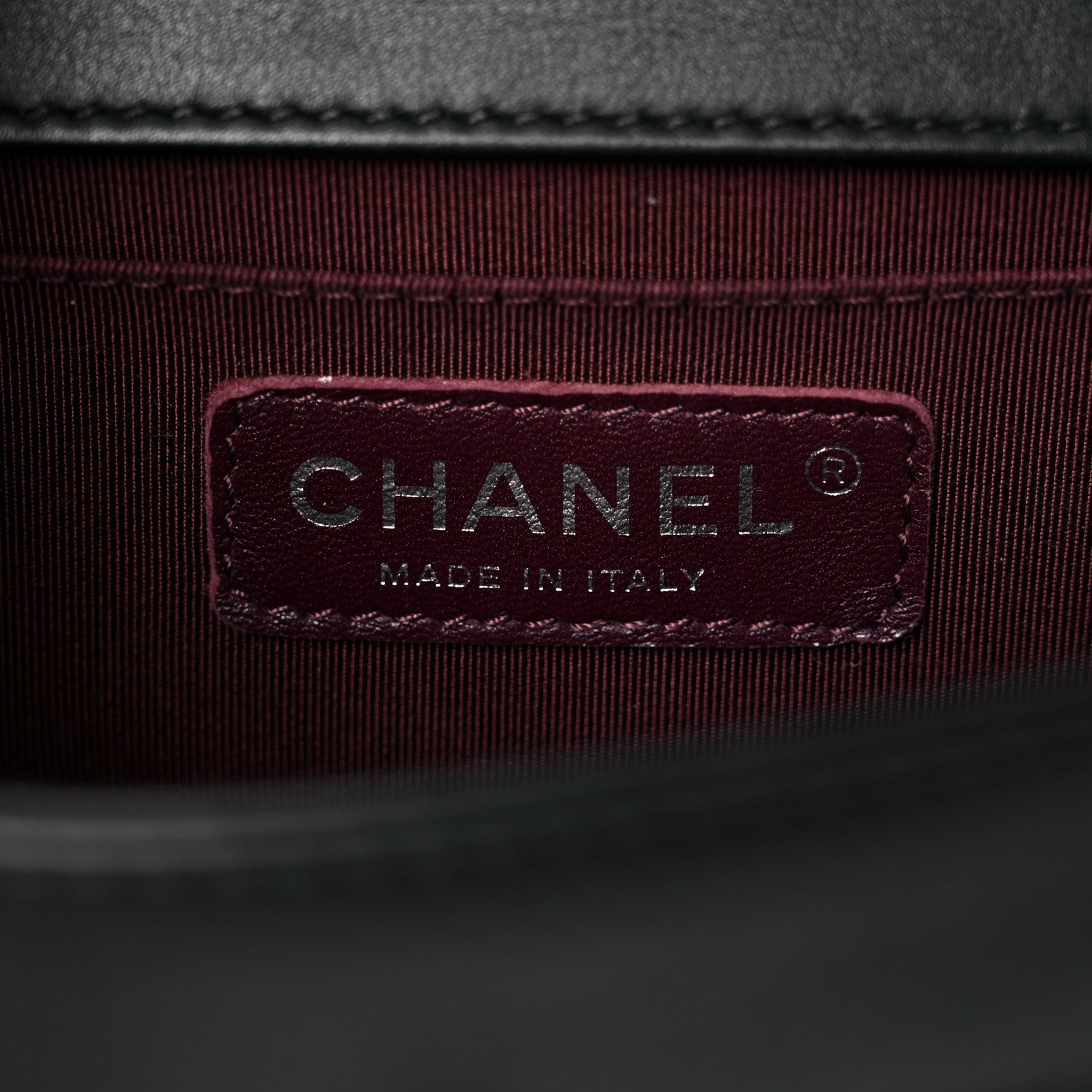Chanel Calfskin Chevron Quilted Small Boy Flap Black 6 of 13