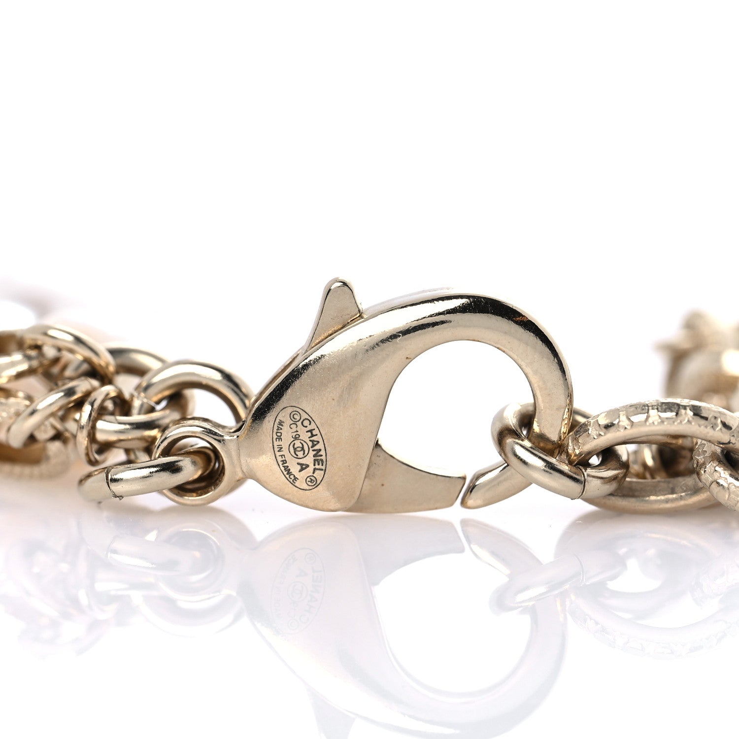 Chanel Pearl Crystal Chain CC Belt 3 of 5