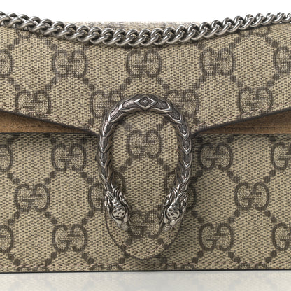 Gucci GG Supreme Monogram Super Mini Dionysus Shoulder Bag Taupe 8 of 11