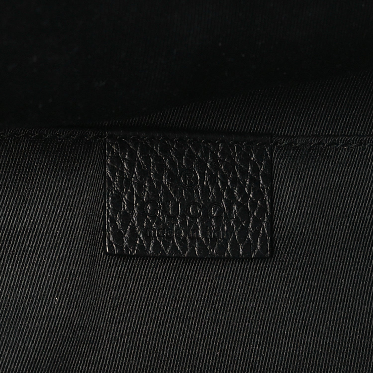 Gucci Nylon Monogram Fanny Pack Belt Bag Black 6 of 9
