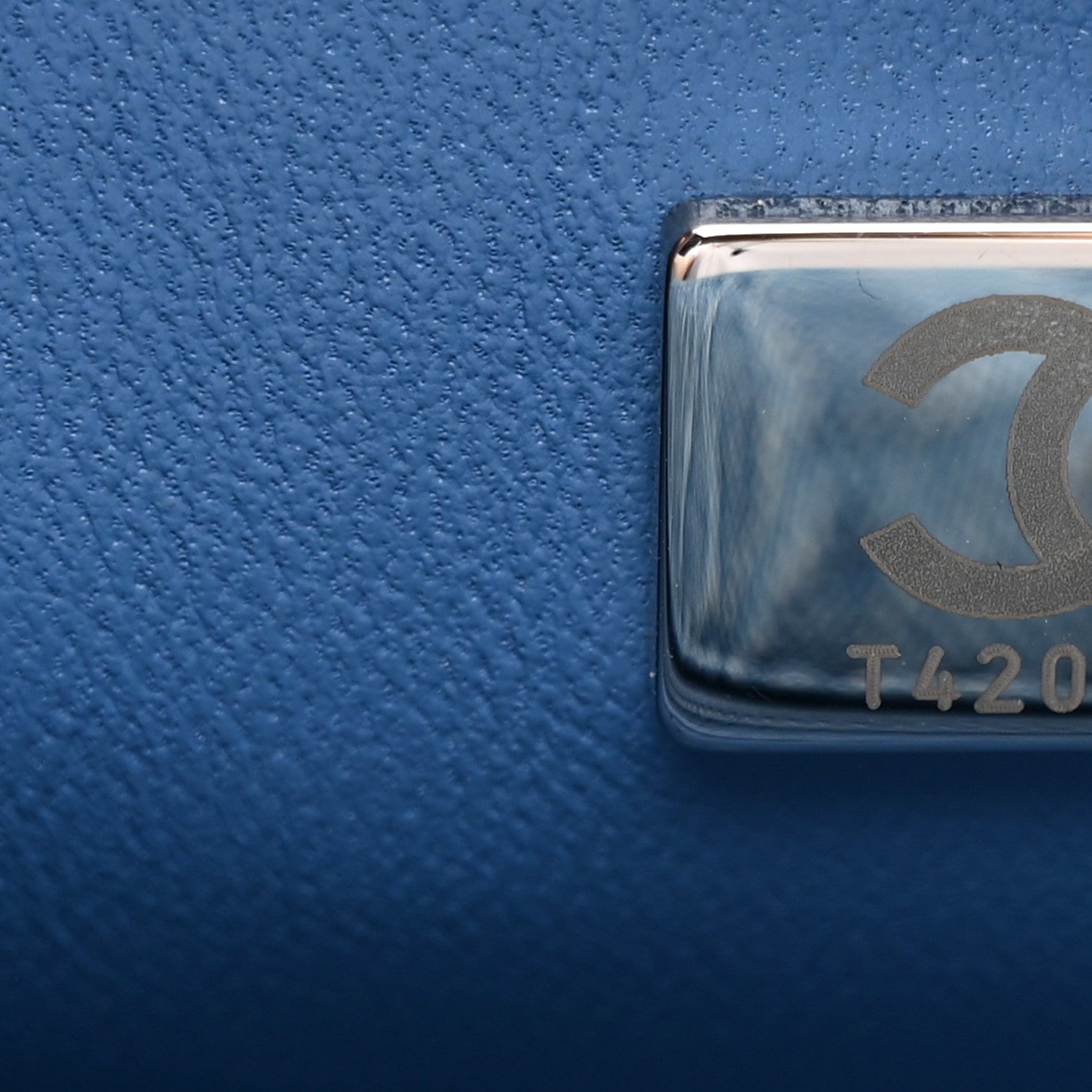 Chanel Denim Quilted Camellia Sweetheart Mini Flap Blue 7 of 11