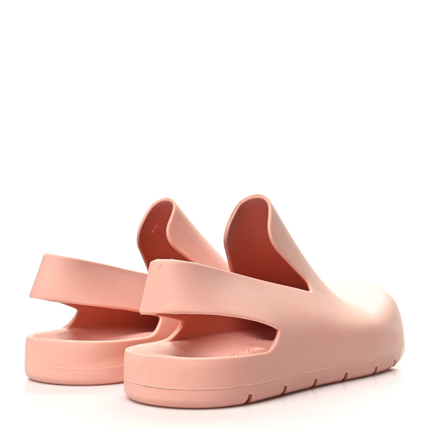 Bottega Veneta Rubber Puddle Sandals 38 Peachy 4 of 9