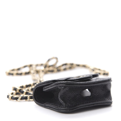 Chanel Caviar Quilted Airpods Pro Case Black 6 of 10