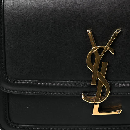 Saint Laurent Smooth Calfskin Small Solferino Satchel Black 8 of 17