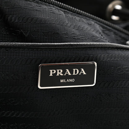 Prada Tessuto Nylon Grommet Backpack Black 5 of 8