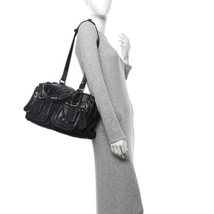 Chloe Calfskin Large Bay Tote Black 2 of 15