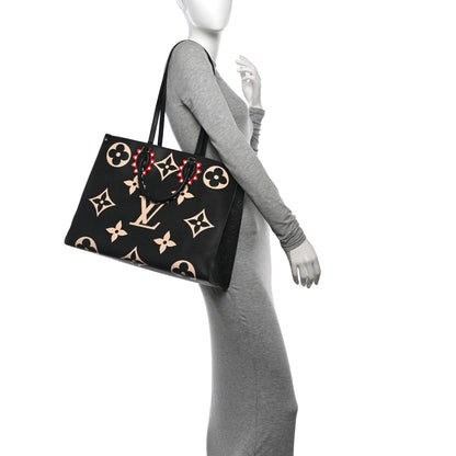 Louis Vuitton Empreinte Monogram Giant Crafty Onthego GM Black Creme 2 of 9
