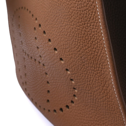 Hermes Taurillon Clemence Evelyne III PM Gold 5 of 10