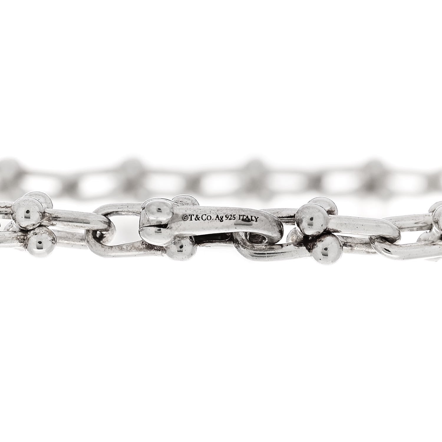 Tiffany Sterling Silver Micro HardWear Link Bracelet 3 of 4