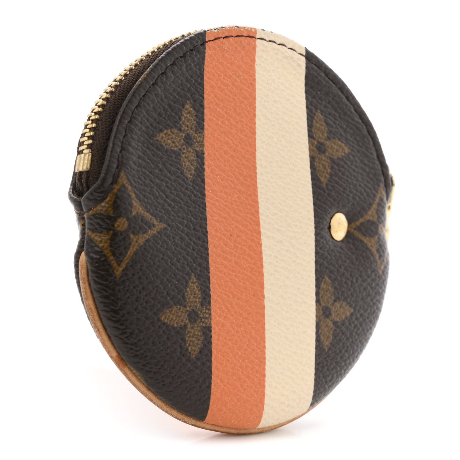 Louis Vuitton Monogram Groom Round Coin Purse 3 of 9