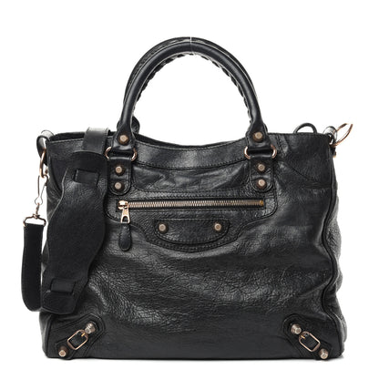 Balenciaga Agneau Giant 12 Rose Gold Hardware Velo Black 1 of 11