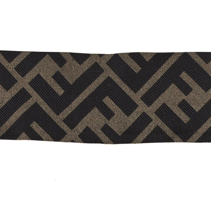 Fendi Silk FF Wrappy Bandeau Brown 3 of 3