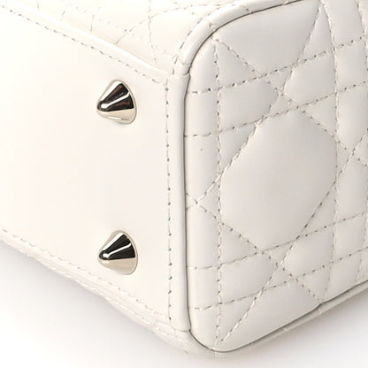 Christian Dior Lambskin Cannage Small My ABCDior Lady Dior Latte 10 of 10
