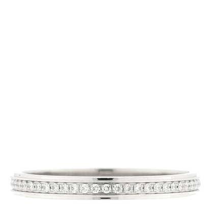 Cartier Platinum Diamond 2.3mm D'Amour Wedding Band Ring 53 6.5 3 of 4