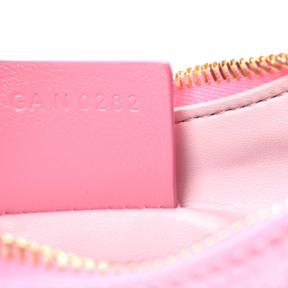 Givenchy Smooth Calfskin Mini Moon Cut Out Shoulder Bag Bright Pink 7 of 10