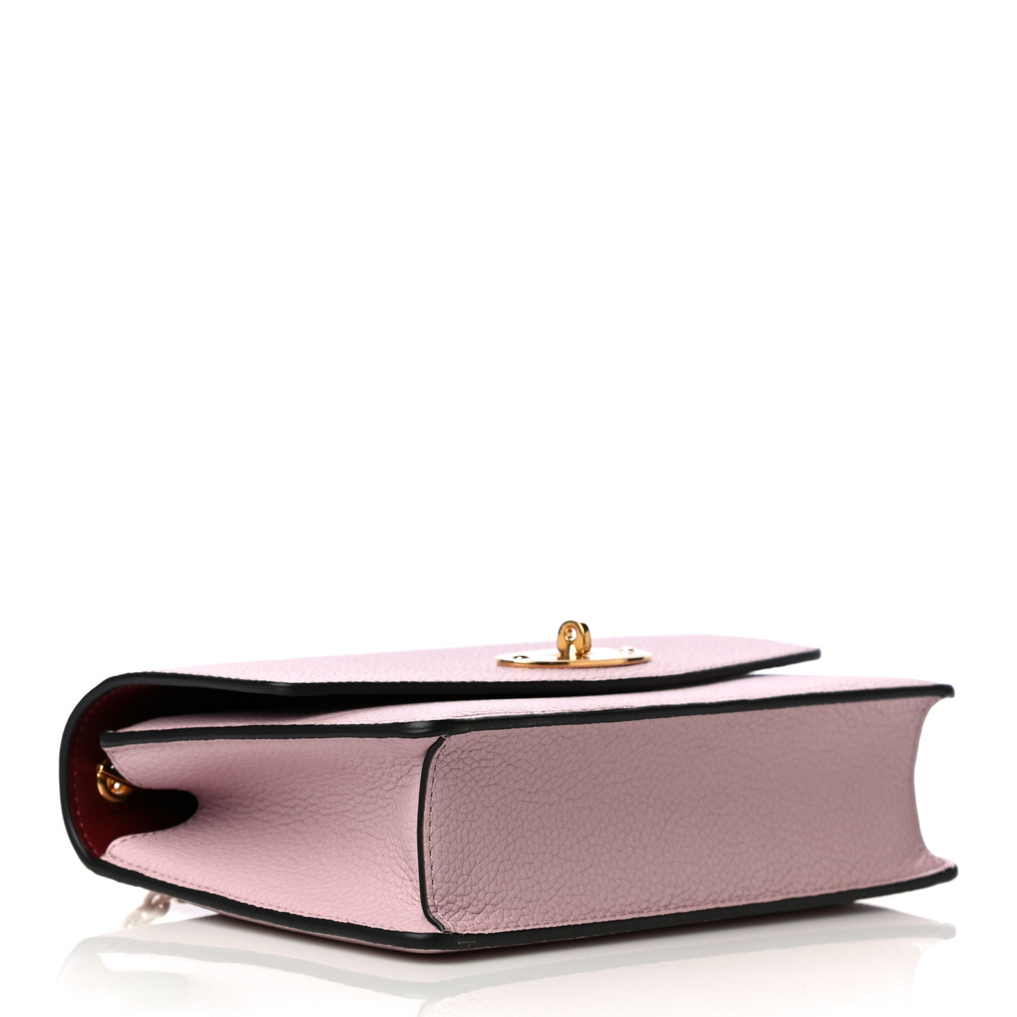 Small Classic Grain Calfskin Small Darley Powder Pink
