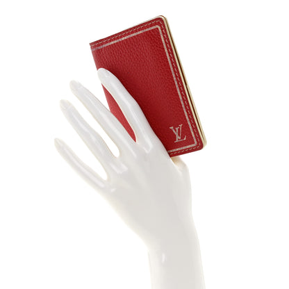 Louis Vuitton Tobago Pocket Organizer Wallet Red 2 of 8