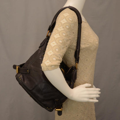 Chloe Leather Paddington Hobo Black 2 of 7