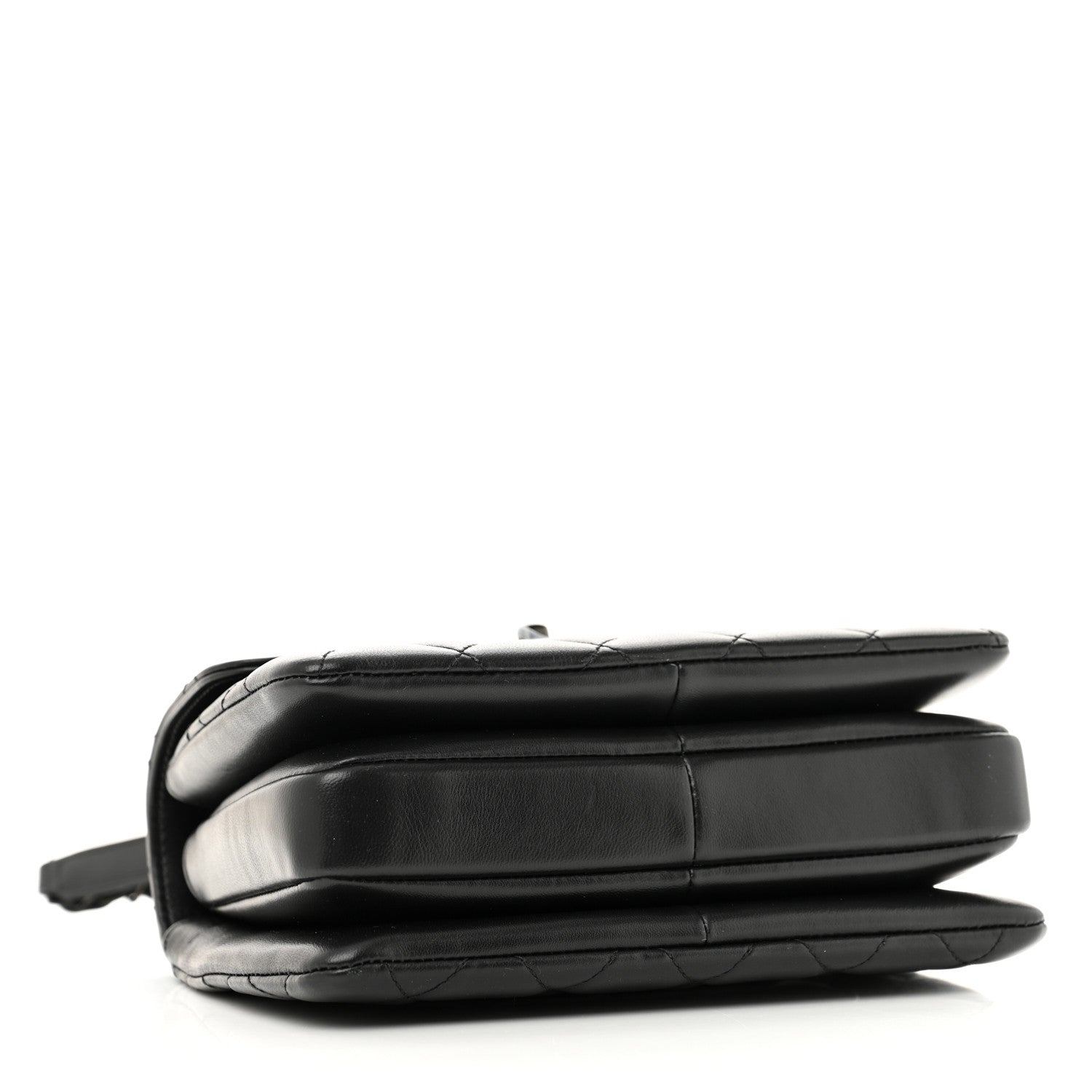 Chanel Lambskin Quilted Mini Trendy CC Dual Handle Flap Bag So Black 4 of 14