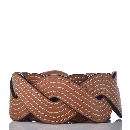 Loewe Calfskin Wavy Stitches Strap Tan 2 of 4