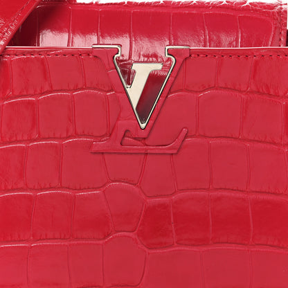 Louis Vuitton Alligator Capucines BB Fuchsia 7 of 9