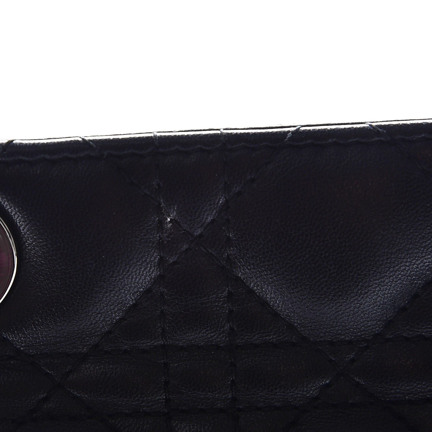 Christian Dior Lambskin Cannage Large Lady Dior Black 8 of 18