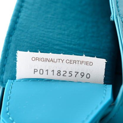 Bottega Veneta Paper Calfskin Maxi Intreccio Extra Mini Cassette Crossbody Bag Blue 7 of 11