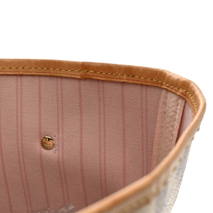 Louis Vuitton Damier Azur Neo Neverfull MM Rose Ballerine 15 of 21
