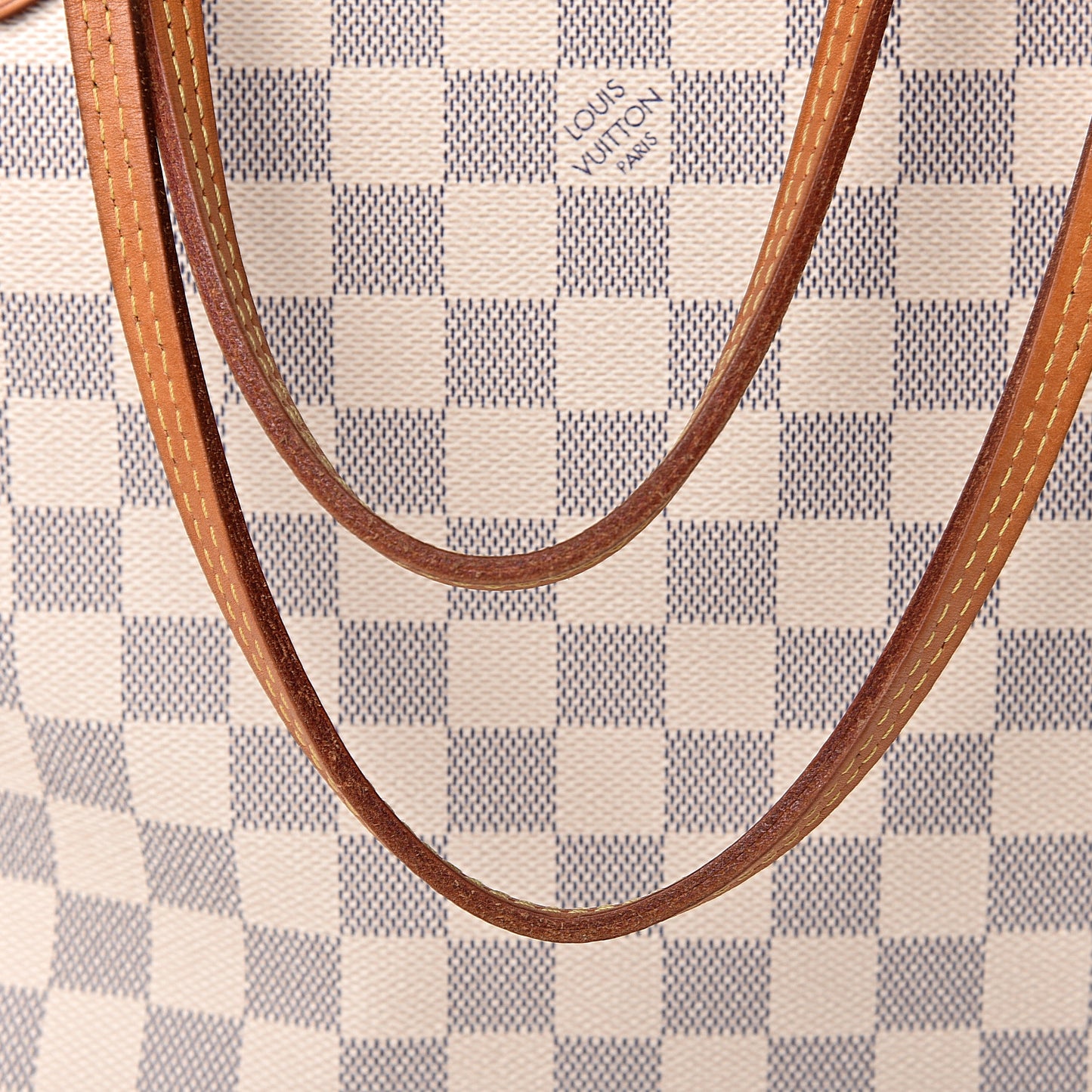 Damier Azur Neo Neverfull MM Rose Ballerine