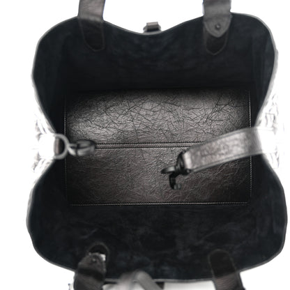 Christian Dior Crinkled Calfskin Macrocannage Small Toujours Black 6 of 13