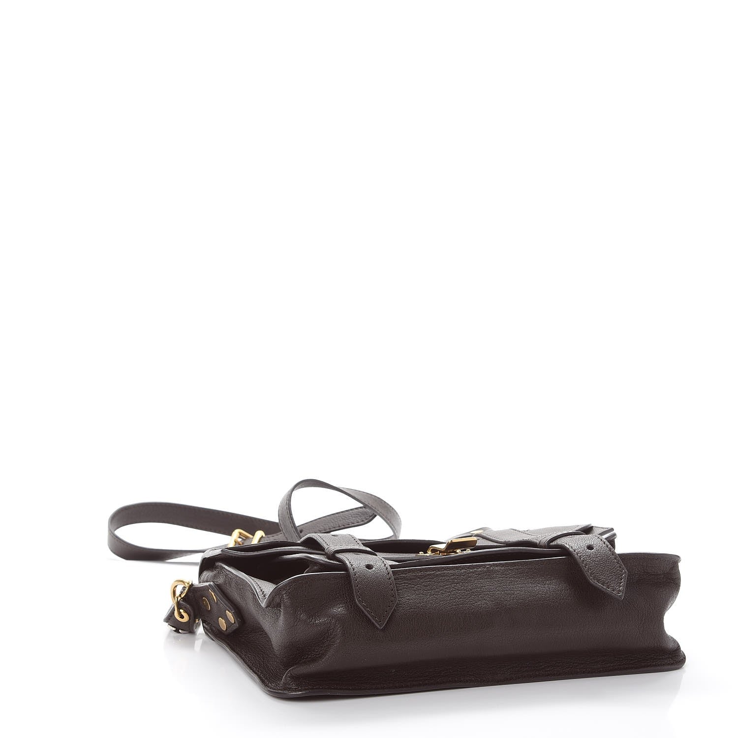 Proenza Schouler Lambskin Tiny PS1 Satchel Dark Chocolate 4 of 8
