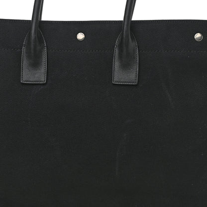 Saint Laurent Linen Calfskin Rive Gauche Tote Black 8 of 10
