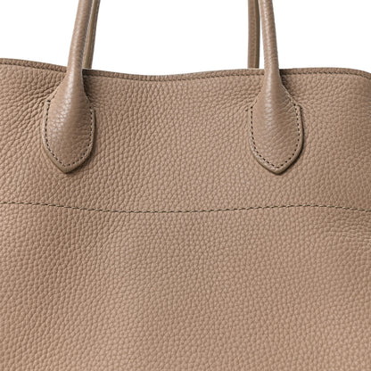 The Row Matte Grained Calfskin Soft Margaux 15 Dark Taupe 7 of 9