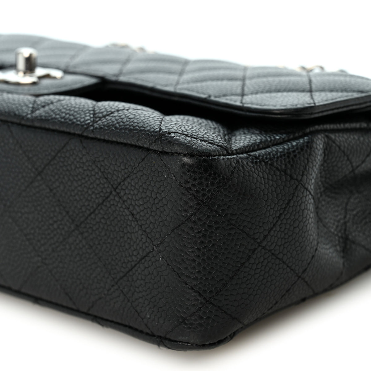 Chanel Caviar Quilted Medium Double Flap Black 10 of 10