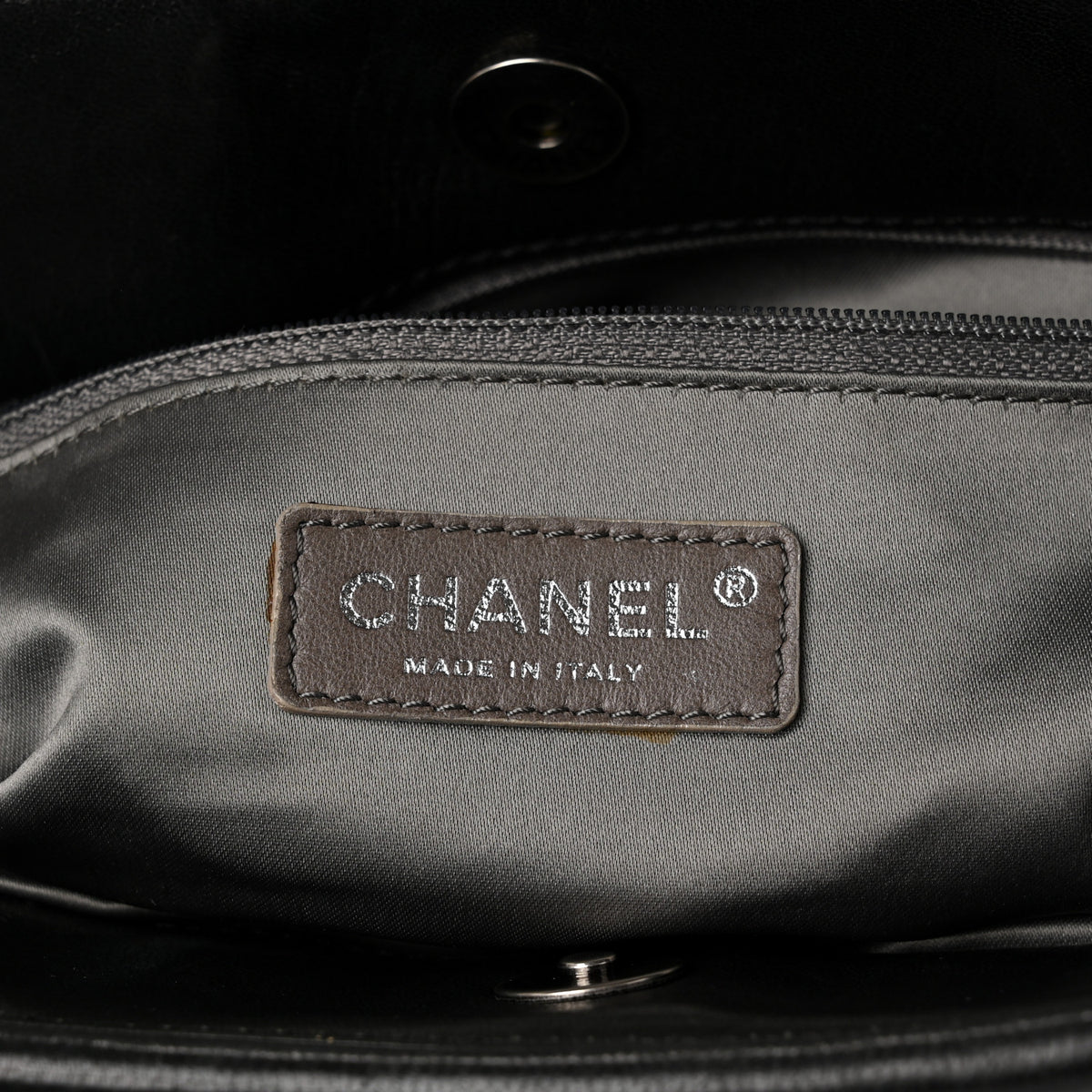 Lambskin Quilted Tote Black