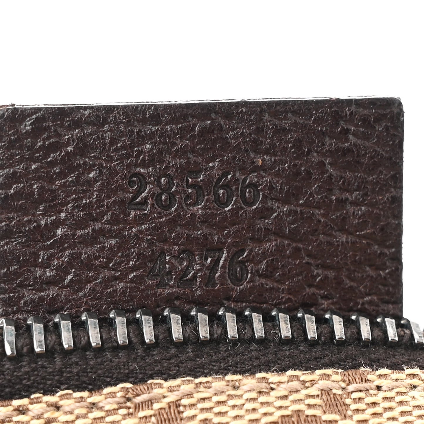 GG Monogram Double Pocket Belt Bag Dark Brown