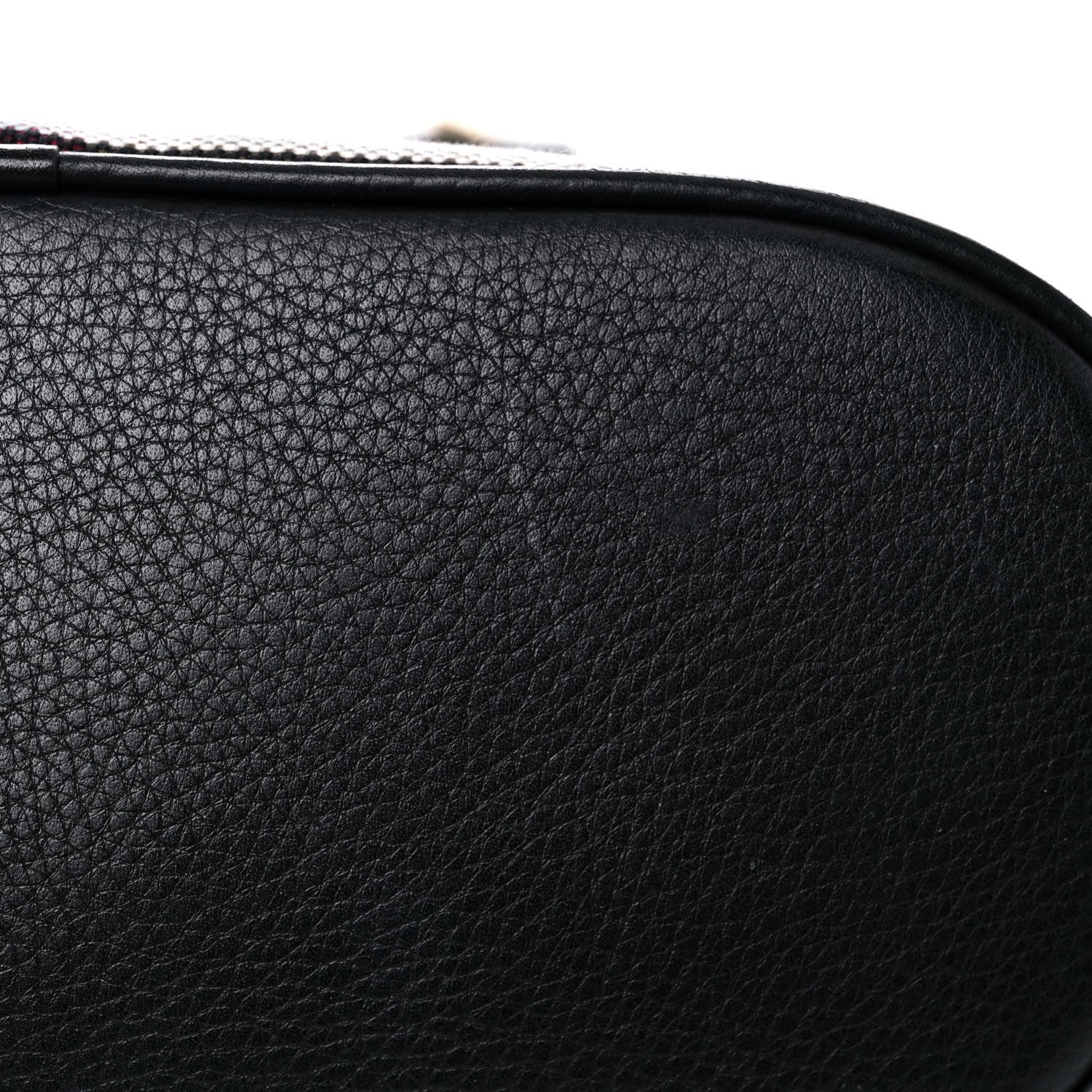 Burberry Mega Check Grainy Calfskin Small Gowan Messenger Bag Black 11 of 14