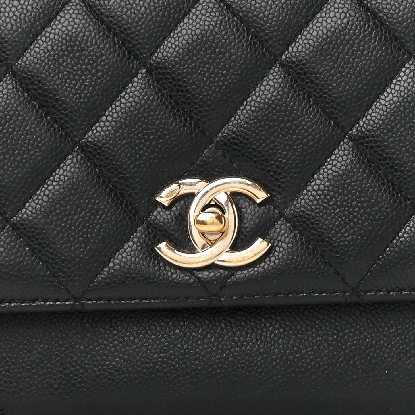 Caviar Quilted Medium Business Affinity Flap Black