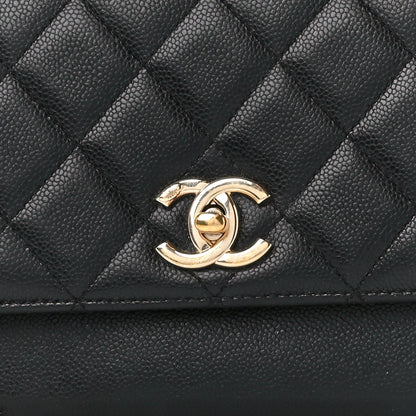 Chanel Caviar Quilted Medium Business Affinity Flap Black 10 of 14