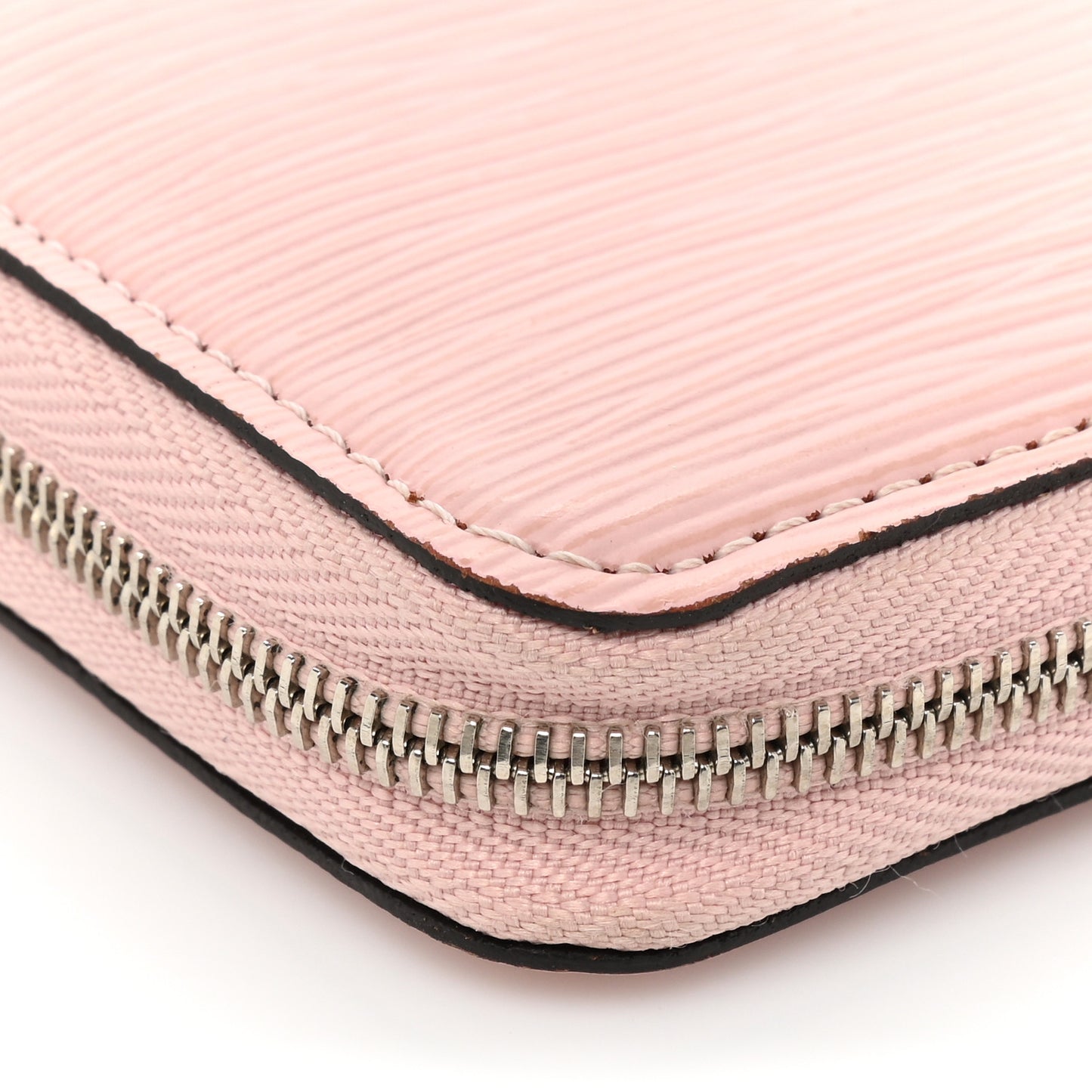 Epi Zippy Coin Purse Rose Ballerine