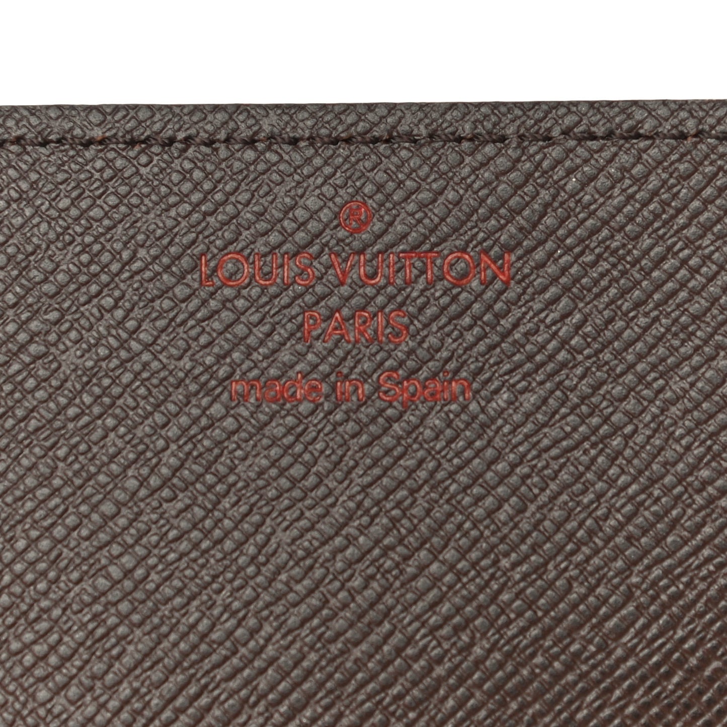 Damier Ebene Business Card Holder