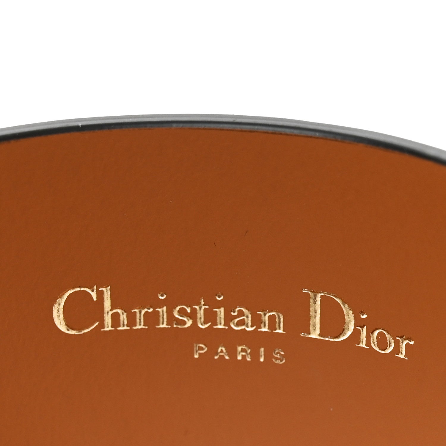 Christian Dior Calfskin 30 Montaigne Bracelet L Black 1915766