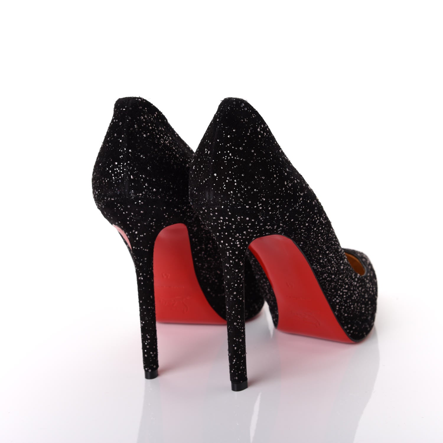 Christian Louboutin Crosta Meteor Pigalle Plato 120 Pumps 41 Black 4 of 8